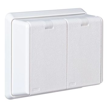 VÄGGUTTAG ELKO 2-V LOCK JORDAD IP44