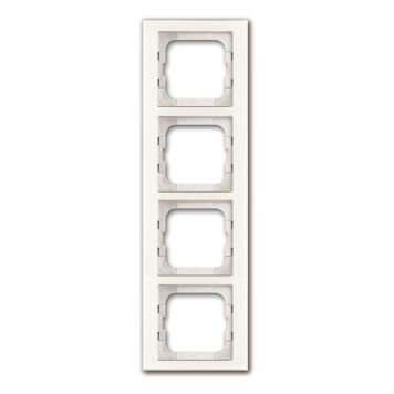 TÄCKRAM, 4-FACK, VITT-GLAS AXCENT, 1754-