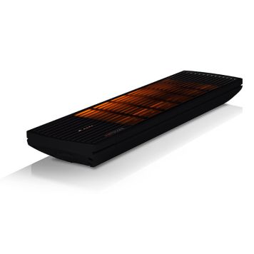 INFRAVÄRMARE HEATSCOPE SPOT IR FJÄRRKONTROLL 2200W SVART 