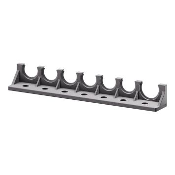 SLANGHÅLLARE ELEKTROSKUTT KLICKS 6X16MM 1X20MM GRÅ 4-PACK 