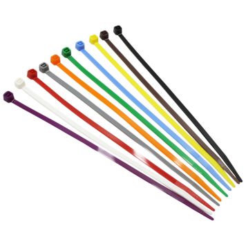 BUNTBANDSSORTIMENT NEMIQ 200X4,8MM 10 FÄRGER 200-PACK