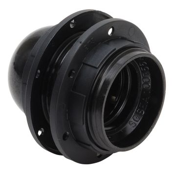 LAMPHÅLLARE GELIA E27 GÄNGAD SVART