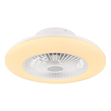 TAKFLÄKT GLOBO TRAVO LED VIT