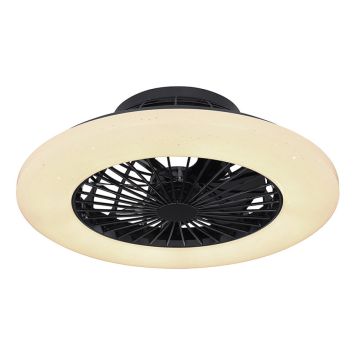 TAKFLÄKT GLOBO TRAVO LED SVART