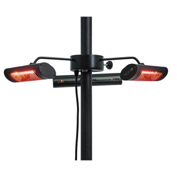 TERRASSVÄRMARE HEAT1 ECO HIGH-LINE PARASOLL 3X670W SVART