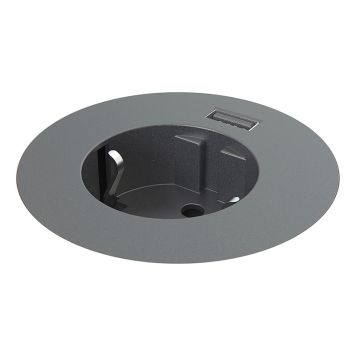 BORDSENHET FORMING FUNCTION POWERDOT MIDI 1XEL/1XUSB-A SVART 