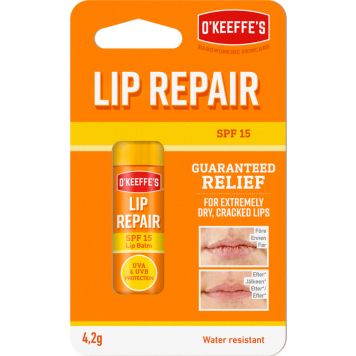LÄPPBALSAM O'KEEFFE'S SPF15 OPARFYMERAT