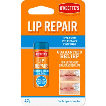 LÄPPBALSAM O`KEEFFE`S LIP REPAIR COOLING 4,2G