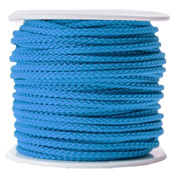 POLYESTERSILKELINA POLY ROPES LJUSBLÅ Ø3MM 25M