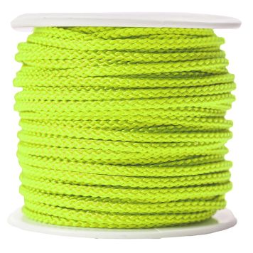 POLYESTERSILKELINA POLY ROPES NEON-GUL Ø4MM 12M
