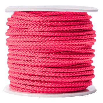 POLYESTERSILKELINA POLY ROPES NEON-ROSA Ø3MM 25M