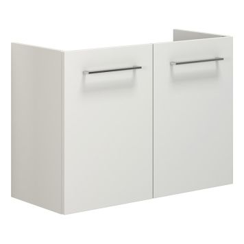 TVÄTTSTÄLLSSKÅP SCANBAD MULTO GRUND 2 LUCKOR VIT MATT 80CM