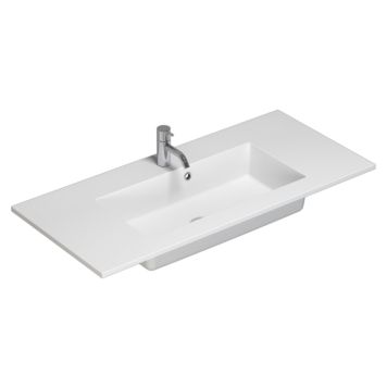 TVÄTTSTÄLL SCANBAD MICCA VIT MATT 100CM