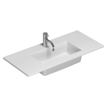 TVÄTTSTÄLL SCANBAD MINI MICCA VIT MATT 80 CM