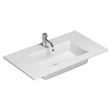 TVÄTTSTÄLL SCANBAD MICCA VIT MATT 80CM