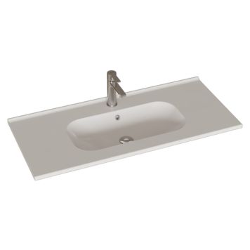 TVÄTTSTÄLL SCANBAD KARAT VIT 100CM
