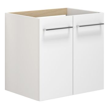 TVÄTTSTÄLLSSKÅP SCANBAD 2 LUCKOR VIT HÖGBLANK 60CM