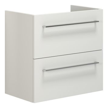 TVÄTTSTÄLLSSKÅP SCANBAD MULTO GRUND MED UTSKÄRNING FÖR VÄGGAVLOPP VIT MATT 60CM