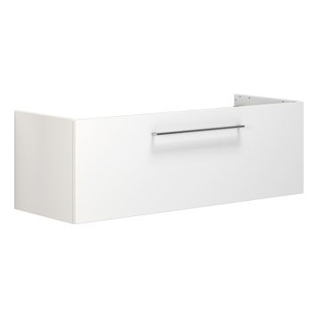 TVÄTTSTÄLLSSKÅP SCANBAD MULTO MED 1 LÅDA VIT HÖGBLANK 120 CM