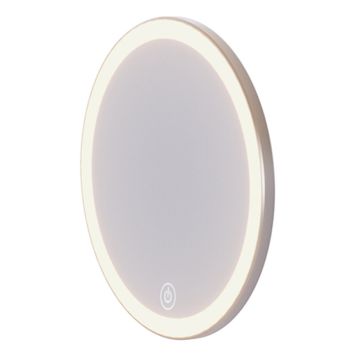 SMINKSPEGEL SCANBAD HANDY VÄGG LED USB Ø180MM