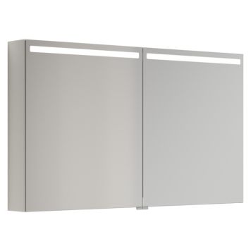 SPEGELSKÅP SCANBAD TOP 2 DÖRRAR VIT MATT 120CM