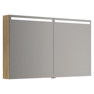 SPEGELSKÅP SCANBAD TOP 2 DÖRRAR VARM EK 120CM