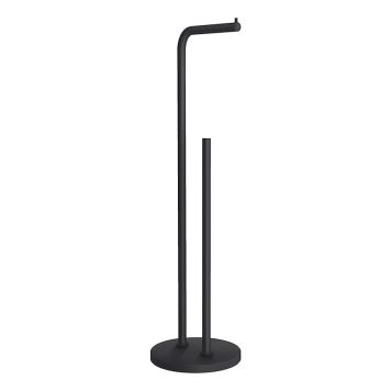 TOALETT-/RESERVPAPPERSHÅLLARE BESLAGSBODEN SVART