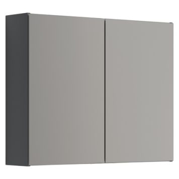 SPEGELSKÅP SCANBAD SELECT GRÅ MATT 80CM