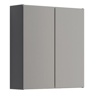 SPEGELSKÅP SCANBAD SELECT GRÅ MATT 60CM