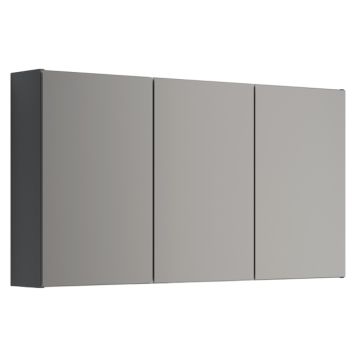 SPEGELSKÅP SCANBAD SELECT GRÅ MATT 120CM