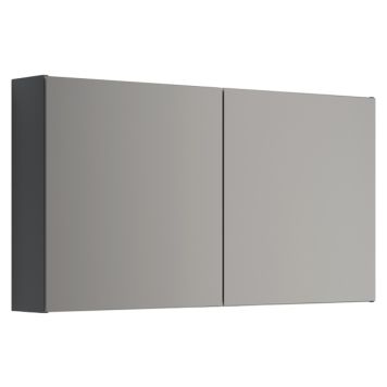 SPEGELSKÅP SCANBAD SELECT GRÅ MATT 120CM