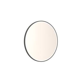 SPEGEL SCANBAD SHINE MED BELYSNING SVART 75CM