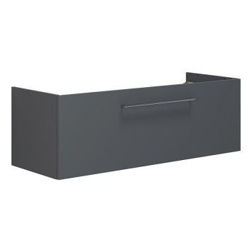 TVÄTTSTÄLLSSKÅP SCANBAD MULTO MED 1 LÅDA GRÅ MATT 120 CM