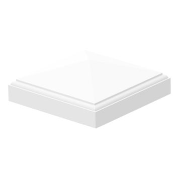 STOLPHATT JABO ARNÖ HOVDEN 200X200MM GRUNDDMÅLAD VIT