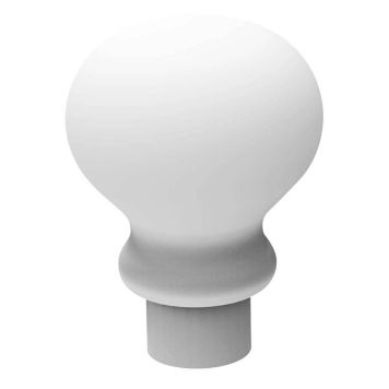 KNOPP JABO ARNÖ Ø95MM GRUNDDMÅLAD VIT