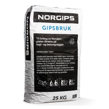 GIPSBRUK NORGIPS 25 KG