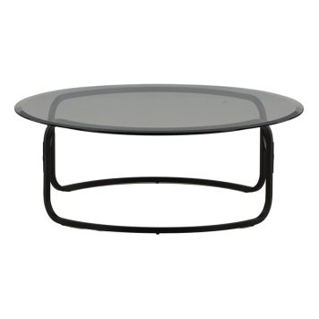 SOFFBORD FURNITURE FASHION LOMMA Ø110CM SVART