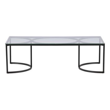 SOFFBORD FURNITURE FASHION SKANÖR 70X42CM SVART
