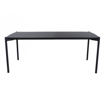 MATBORD VENTURE HOME PELLE 90X190CM SVART