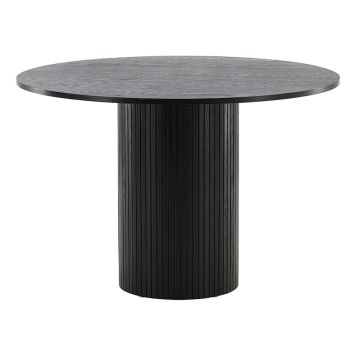 MATBORD VENTURE HOME BIANCA Ø110CM SVART