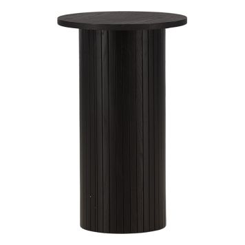 SIDOBORD VENTURE HOME BIANCA Ø40CM SVART