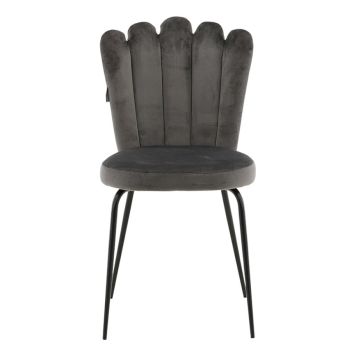 MATSTOL VENTURE HOME LIMHAMN LIGHT VELVET GRÅ 