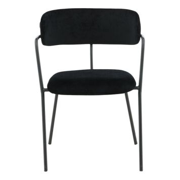 MATSTOL VENTURE HOME ARROW VELVET SVART 