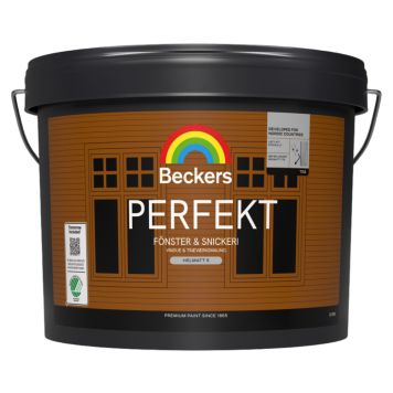 SNICKERIFÄRG BECKERS PERFEKT FÖNSTER & SNICKERI HELMATT VIT 2,7L