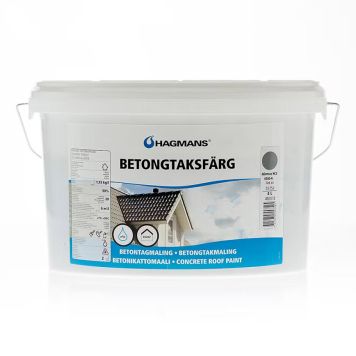 BETONGTAKSFÄRG HAGMANS SVART 10L 