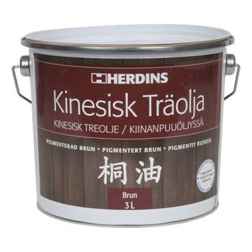 KINESISK TRÄOLJA HERDINS BRUN 3L