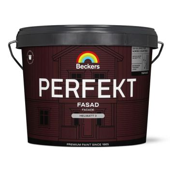 AKRYLATFÄRG BECKERS PERFEKT FASAD PLUS HELMATT VIT 9L