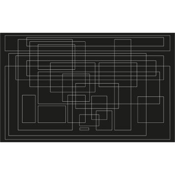 FOTOTAPET KOMAR KVARNHUS SVART