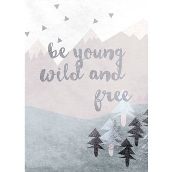 POSTER KOMAR WILD AND FREE 40X50CM