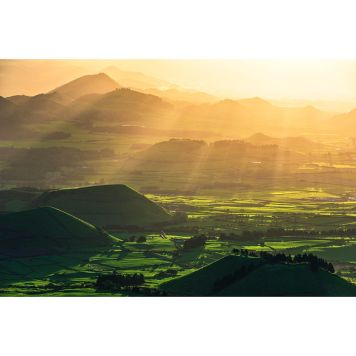 FOTOTAPET KOMAR KRATERLANDSKAP